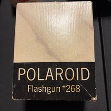 Vintage Polaroid Camera Flashgun 268 Original Box