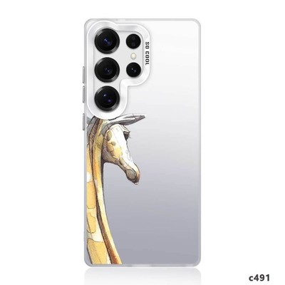 Phone Case Animal Print Hard Cover For Samsung Galaxy S25 S24 S23 S22 S26 Ultra