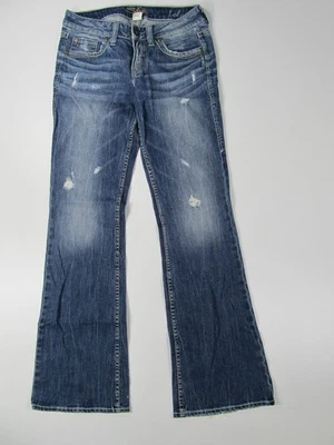 Silver Jeans Lola Trousers Hose Denim Jeans Pantalone Blau Neu 28 - Bild 1 von 3