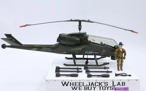 Dragonfly Assault Copter W/ Wild Bill 100% Complete GI Joe 1983 Vintage Vehicle