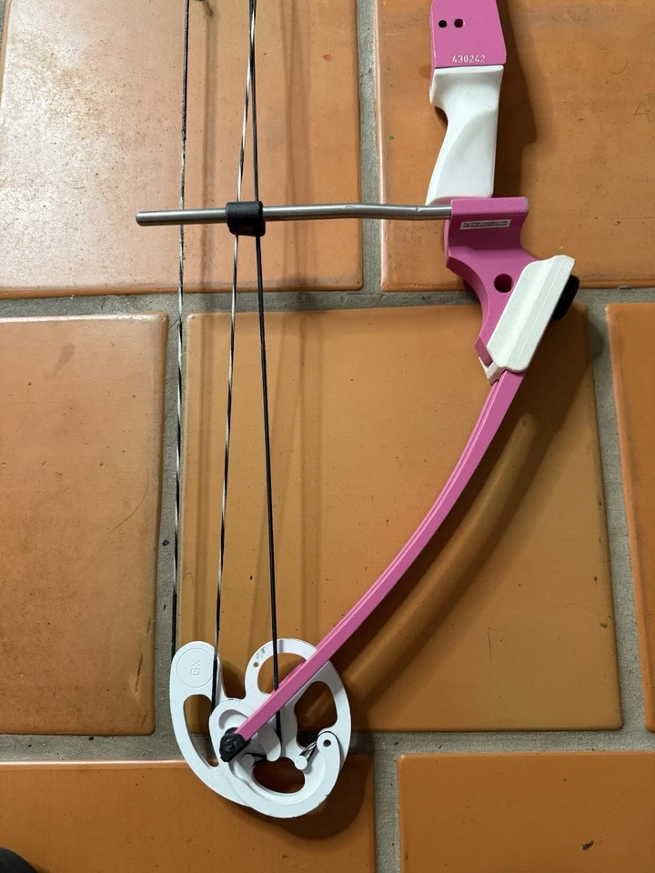 Genesis Archery Bow Target Practice Compound 10-20 Lbs Right Handed, Pink - Image 2 of 4