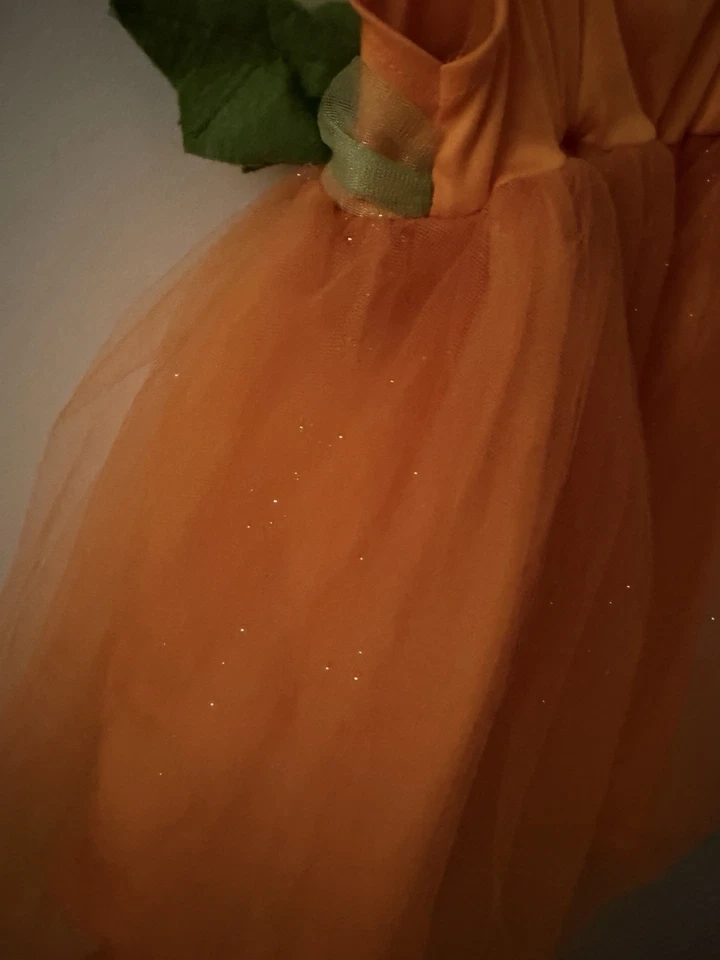 Pottery Barn Kids Pumpkin Orange Halloween Dress Costume- Lights Up! 3T - Image 3 of 4