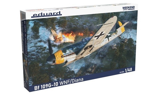 Eduard Plastic Kits 84182 - 1:48 Bf 109G-10 Wnf/Diana Weekend Edition - Neu-image