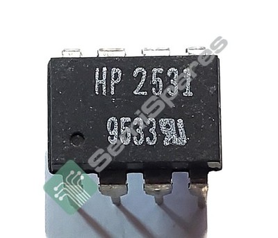 11 pcs. BROADCOM LIMITED HCPL-2531 OPTOISO 3.75KV 2CH TRANS 8-DIP