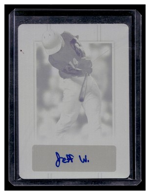 Waters, Jeff - 2019 Leaf Perfect Game - Autographed Printing Plate - 1/1