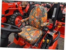 , KU06, Kubota Seat Covers for Tractor L3240, L3940, L4060, MC2 Orange Camo