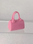 MATTEL PINK ROSE PURSE BAG BARBIE FASHION ACCESSORY PRETEND Bag Vintage Doll