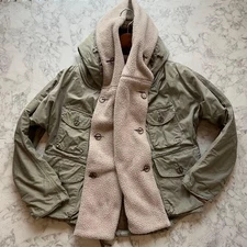 Rare KAPITAL Capital Ring Boa Mods Coat Military
