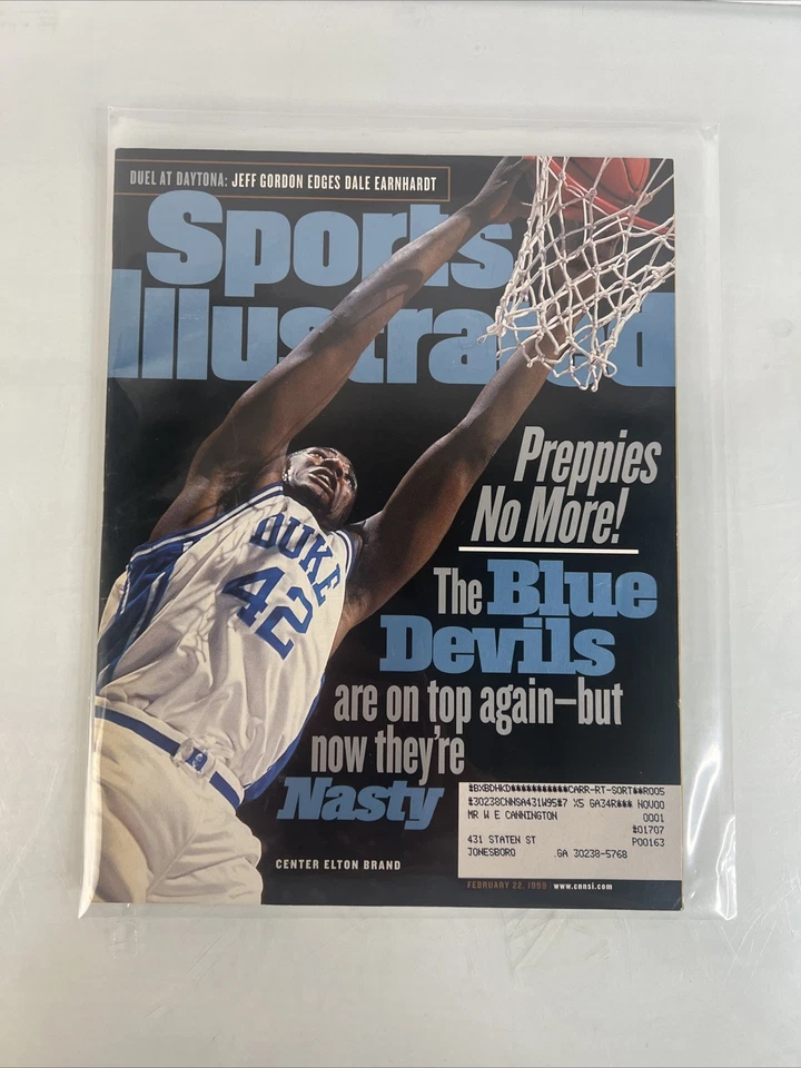 SPORTS ILLUSTRATED 1999 DUKE BLUE DEVILS - MARCA ELTON - 22 DE FEBRERO DE 1999 Foto 2 de 4