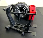 1970s TONKA MIGHTY JEEP BRONCO ACCESSORIES TIRE JACK, SPARE TIRE, GAS CAN & RACK