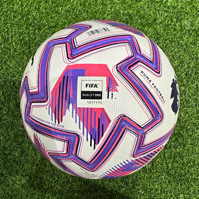 PUMA Orbita Premier League FIFA Quality Pro Size 5 Soccer Ball White/Pink/Purple