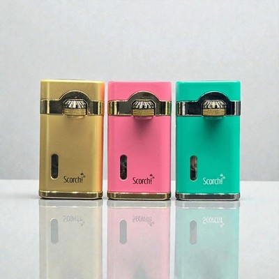 Scorch Torch 61682 Single Flame  Lighter Full Metal Butane Refillable