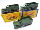 VINTAGE MOKO LESNEY No.49a MILITARY HALF TRACK x3 / ORIGINAL BOXES 1959
