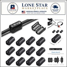 Ferrite Choke EMI Noise Filter Ring - Snap-On Cable Suppressor for 5-7MM Cables