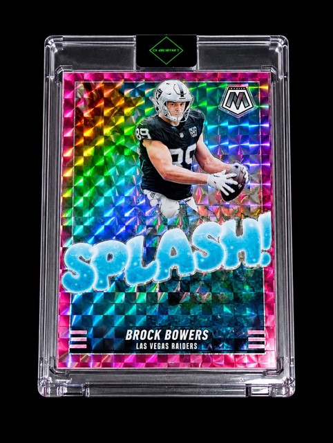 2025 Panini Mosaic Brock Bowers Splash Purple Mosaic 19/49 🔥