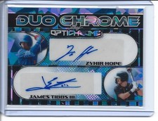 2026 LEAF OPTICHROME ZYHIR HOPE JAMES TIBBS BLUE CRACKED ICE DUAL RC AUTO 1/7