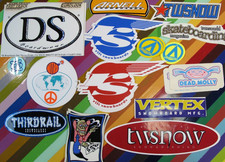 vtg 1990s 2000s Asstd snowboard sticker - She Devil Morrow
