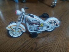 Harley-Davidson Motorcycles Tin Toy 1950's Reproduction 1959 Police In Box 2000