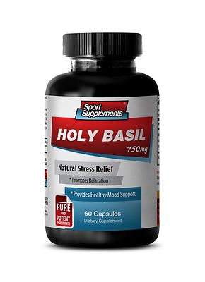 Lower Cholesterol- Holy Basil Extract 750mg - Possible Blood Sugar Regulation 1B