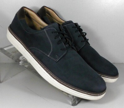 Johnson & Murphy men’s nubuck leather shoes 9.5 Johnston Murphy Mens Watkins Wingtip Oxfords Nubuck Navy 9.5  main image 3
