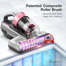 New Aspiradora UV De Mano Antibacterial Elimina Ácaros Esterilización Eficiente