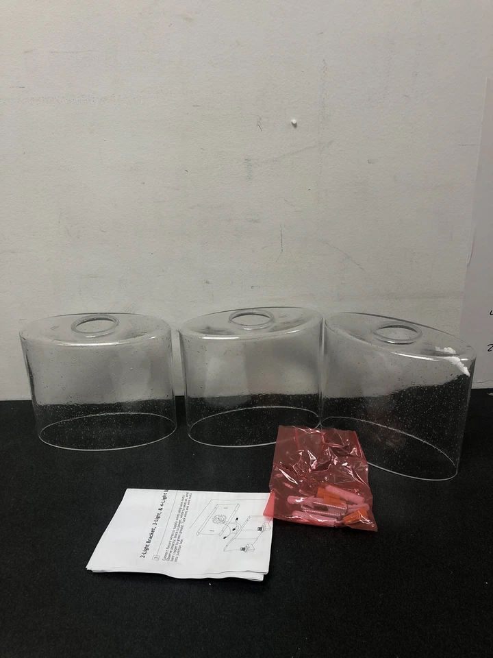 Светильник для туалетного столика Fusion 3-Light с абажурами из семян - темно-бронзовый - Изображение 2 из 4