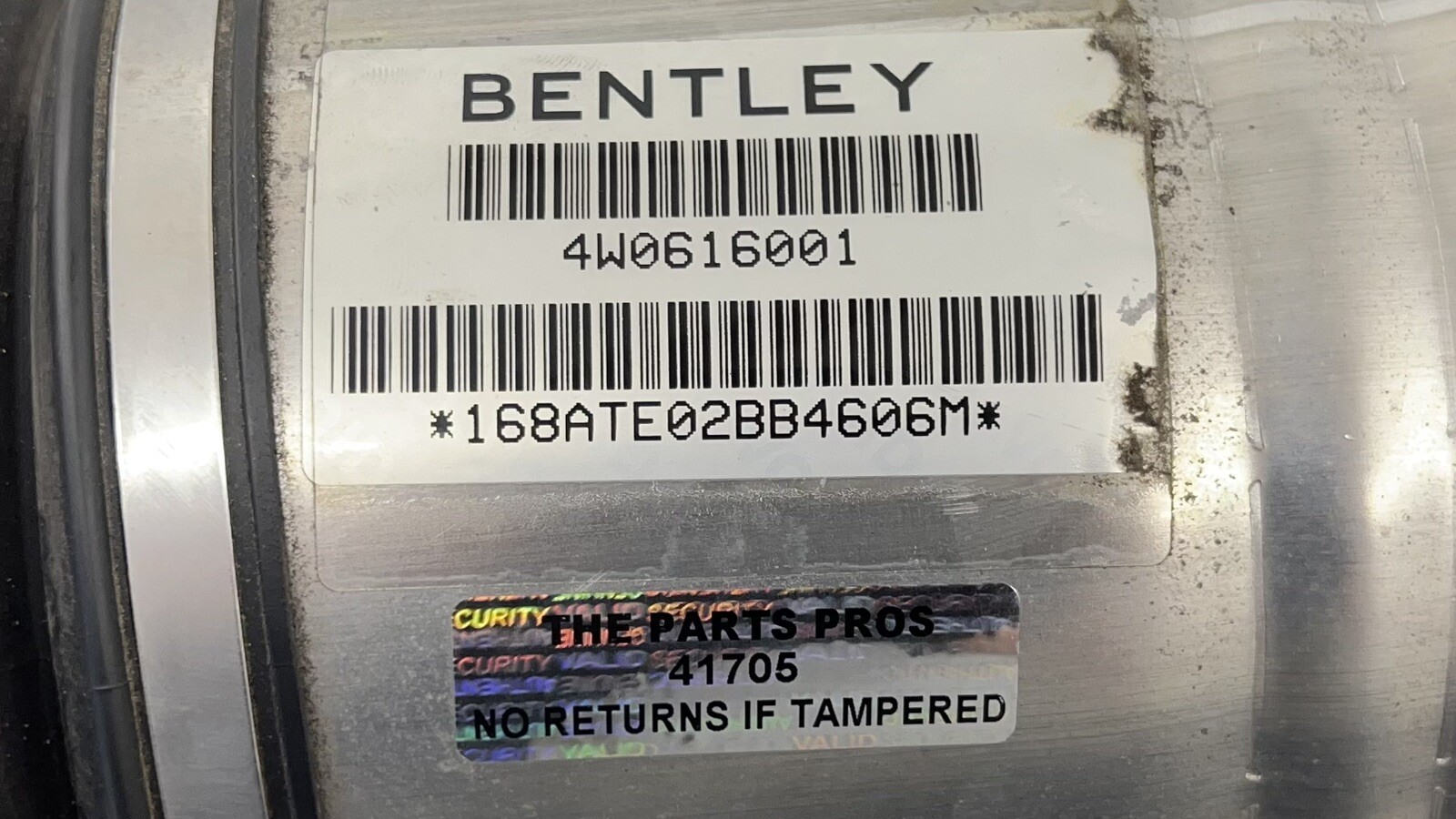 13-18 BENTLEY FLYING SPUR LEFT AND RIGHT REAR AIR SHOCK ABSORBER SUSPENSION OEM