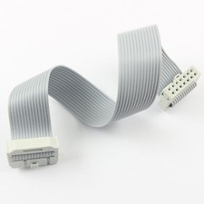 2Pcs 2.54mm Pitch 14 Pin 14 Wire 2x7 Pin IDC Flat Ribbon Cable Length  20CM