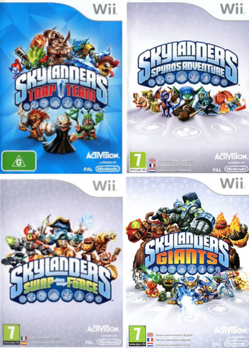 Nintendo Wii - Skylanders Games -Choose Your Title Swap, Giants
