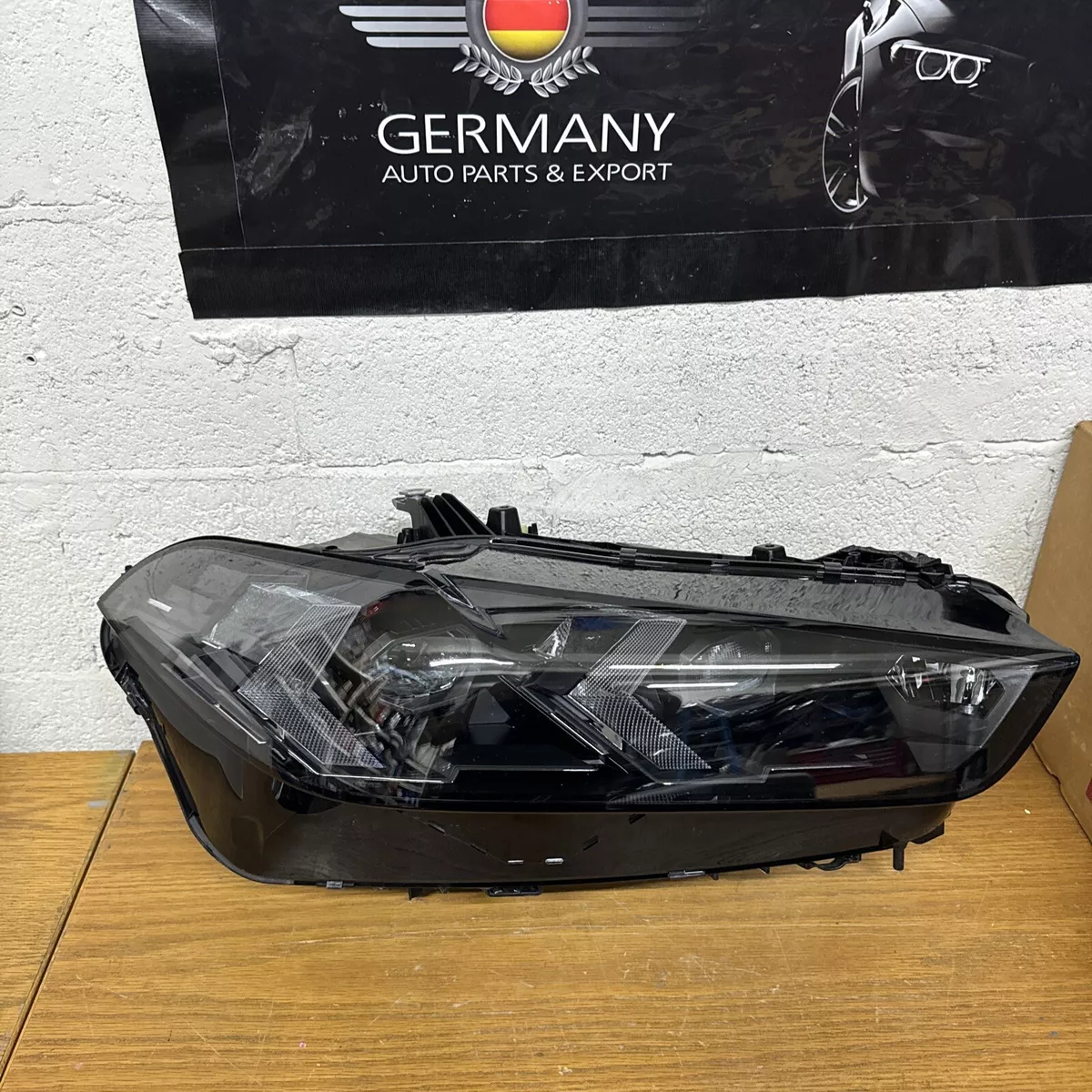 PERFECT! 2024 BMW X5 X6 RH SIDE FULL LED BLACK HEADLIGHT OEM A8 