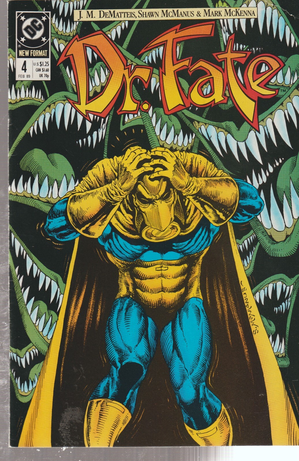 DC COMICS DR. FATE #4 (1989) 1ST PRINT F+