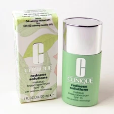 Clinique Redness Solution SPF15 Makeup CN 52 CALMING NEUTRAL - Size 1 Oz. / 30mL