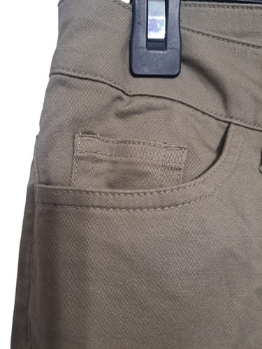 Dickies Girl's AH101 Stretch Fabric Khaki Uniform Skater Girl Pant 90s Size 11 - Picture 2 of 10