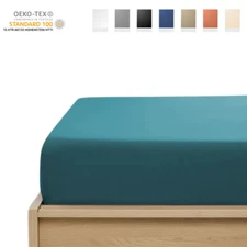 Fitted Sheet King 16” Deep Pocket Easy Care Breathable Microfiber Bed Sheet