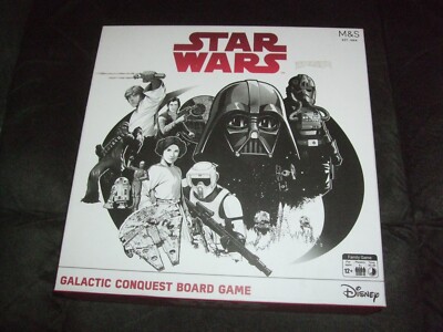 M&S Galactic Conquest Star Wars Brettspiel Inhalt nie benutzt.