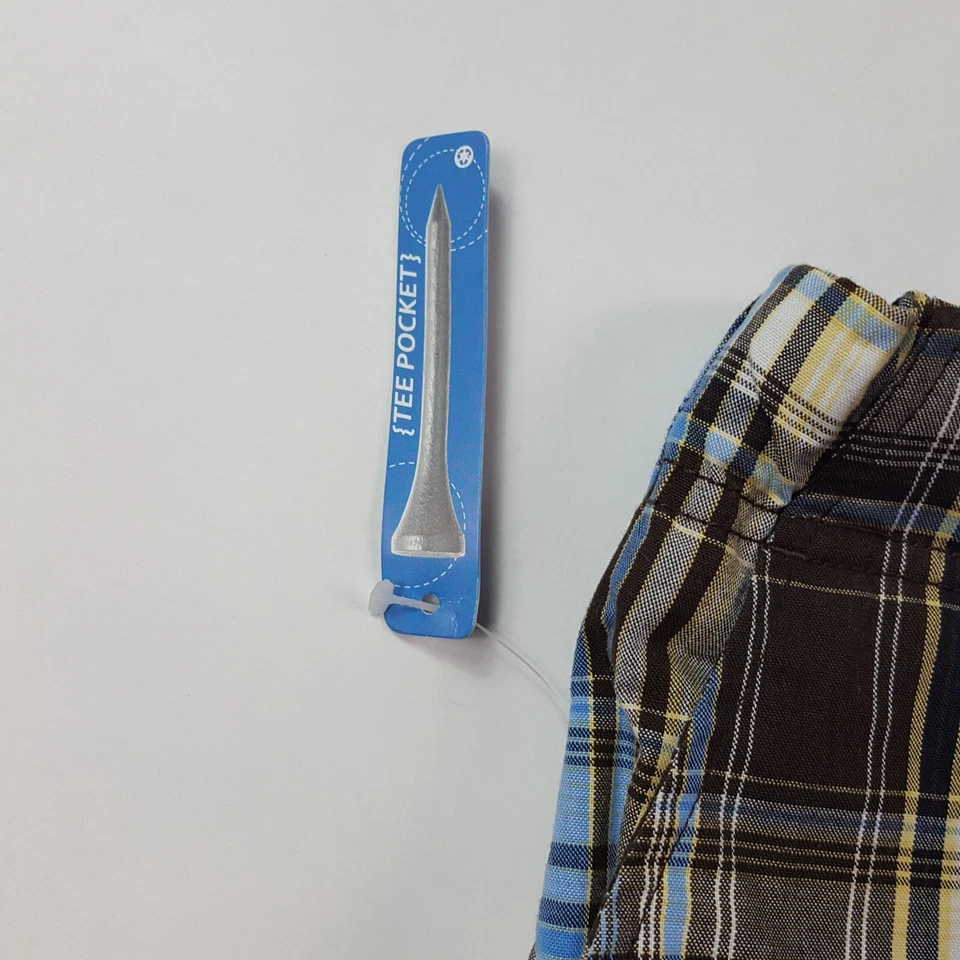 Chinos chinos de golf a cuadros Preppy para niños talla L 10 azules deportivos atléticos Foto 3 de 4