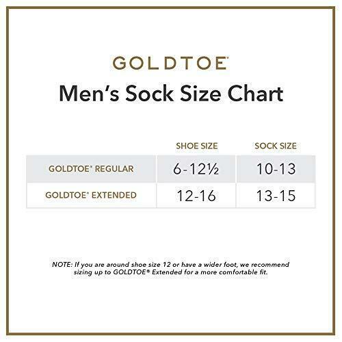 Gold Toe Men's 656p Cotton Quarter Athletic Socks, Multipairs, Black (6 ...