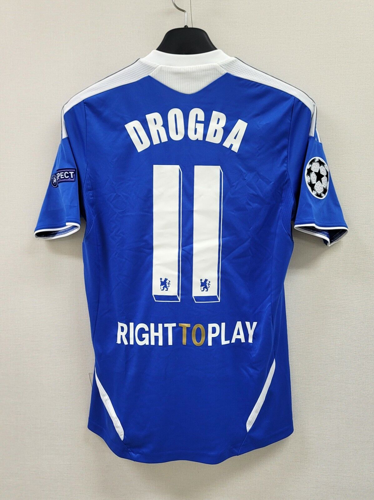 2011-12 CHELSEA FC Home S/S No.11 DROGBA 2012 UEFA Champions FINAL 11-12  jersey