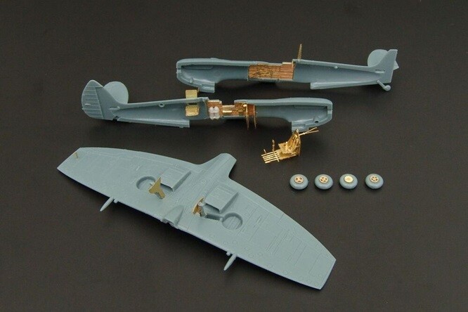 Brengun BRL144070 - 1:144 Spitfire Mk IX (Eduard) - Etched Set - New