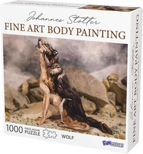 Funwares - Johannes Stotter Body Painting - Wolf (1,000 Piece Puzzle) *NEW*