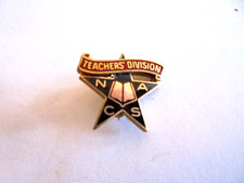 Vintage NASC Teachers' Division Enamel Lapel Pin