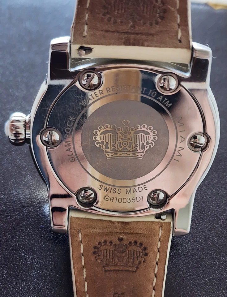 GLAM ROCK MIAMI Lady Watch 48 x Natural Diamonds 45mm SWISS MADE Rrp: $2595  - image 4 of 4