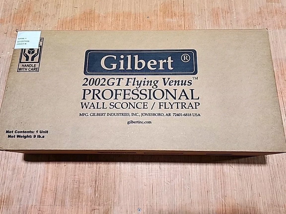 GILBERT FLYING VENUS WALL SCONCE FLY TRAP 2002 GT PROFESSIONAL NEW BUG ...