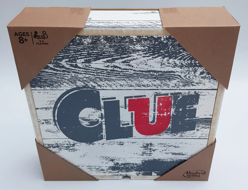 Cluedo Rustic Series Edition Family Board Game Wooden Box Crate Wood Clue Hasbro - Image 3 of 4