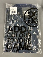 G/Fore G4 Golf Shirt Polo RGB Tech Print Medium Twilight Blue NWT MSRP 120