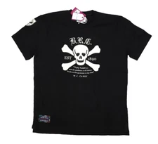 Ellis Rugby Vintage Rugby Team T-Shirt Invitation XV Tee Black Mens 4XL