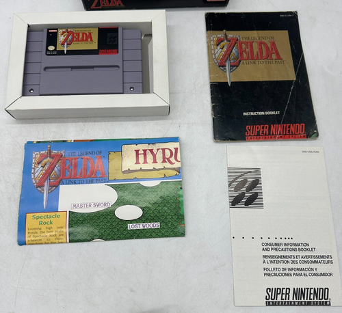 The Legend of Zelda: A Link to the Past COMPLETE w/ MAP (Nintendo SNES, 1992) - Afbeelding 11 van 19