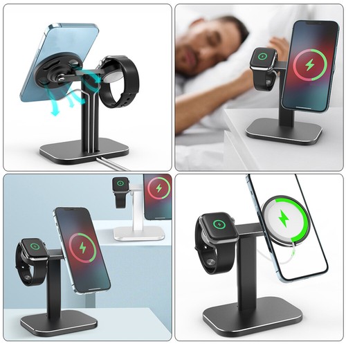 Set of 2 Ladegerät Verstellbarer Telefonladeständer Desktop -Mobiltelefonhalter - 第 7/12 張圖片