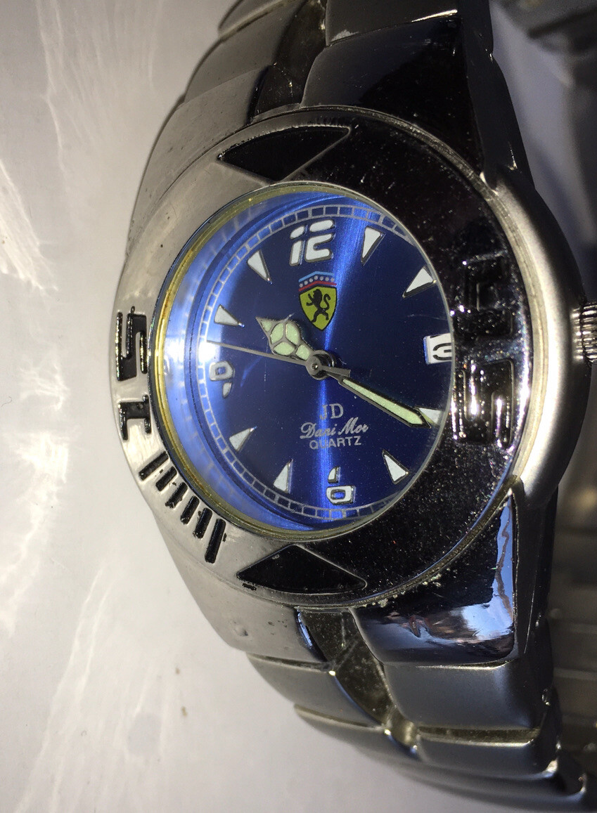 JD Dani Mor Sports Watch With Steel Strap. eBay