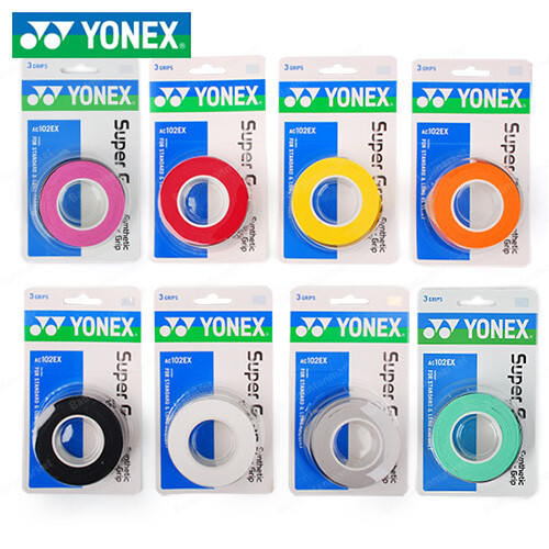Теннисная ракетка YONEX Super Grip с синтетическим покрытием для бадминтона 1 Grip AC102EX 3190₽